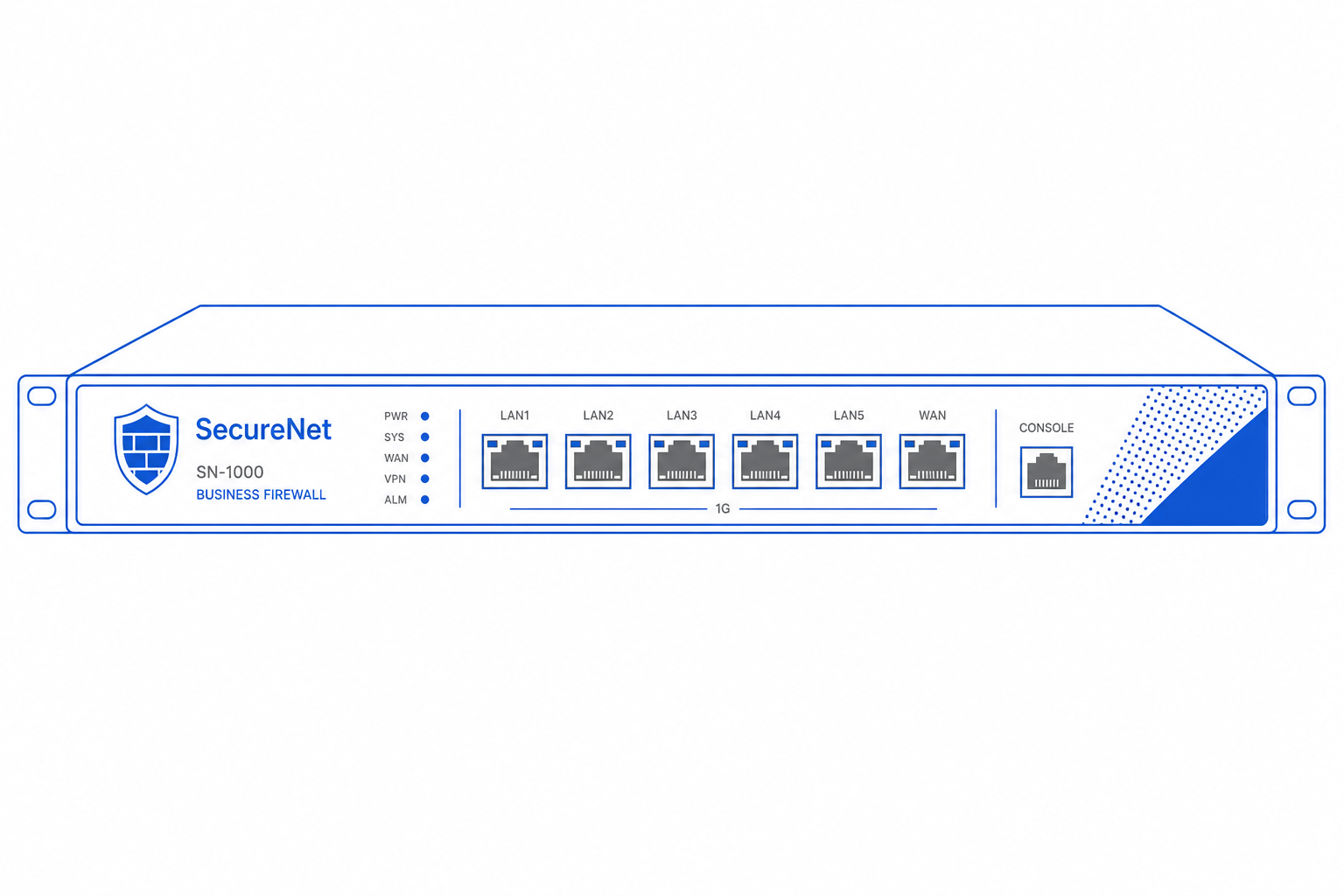 SMB Firewall product illustration for the CloudIP smb networking hardware catalog.